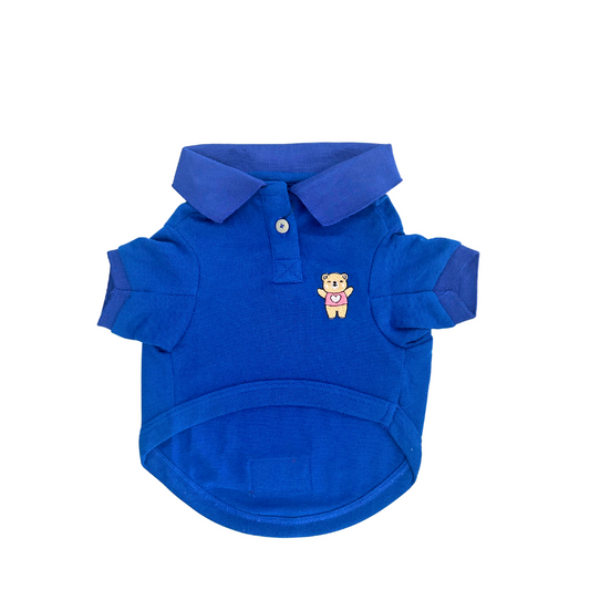 Barely Bougie Polo T-Shirt - Royal Blue
