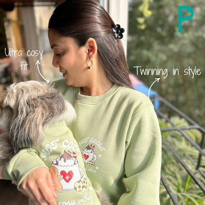 Twinning Hooman Edit Hot Cocoa Cozy Vibes Sweatshirt