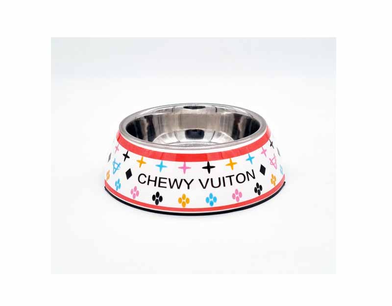 Haute Diggity Dog Chewy Vuiton Bowl + Mat Bundle on SALE